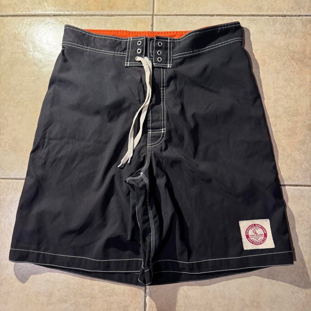 Y2k vintage tommy hilfiger black Swimming trunks Size 34 in Mens